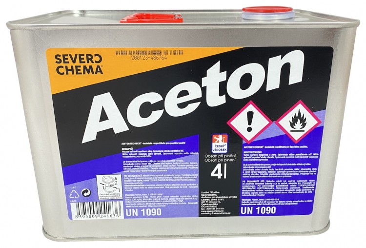 Aceton 4l - Technické kapaliny a lepidla